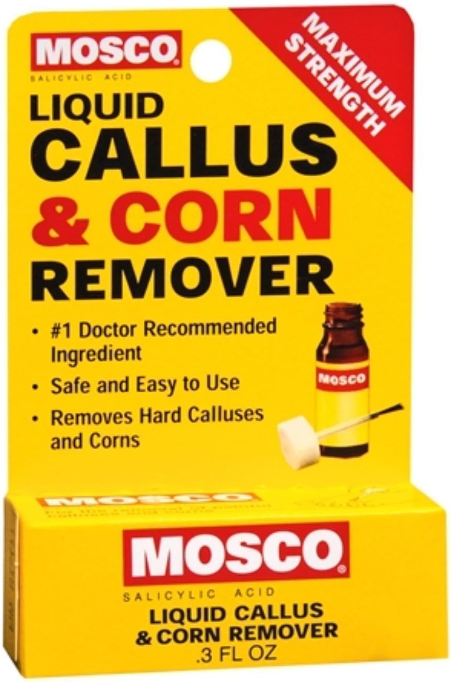 Mosco Callus and Corn Remover Liquid 0.30 oz (Pack of 5)
