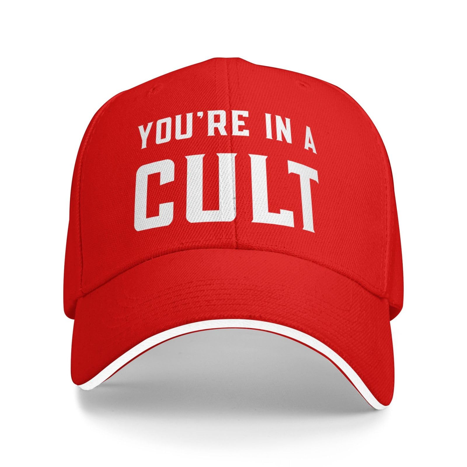NLWQEKV You're in A Cult Hat Baseball Cap Adjustable Hats Red