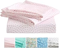 Vista 17 de Vonty- Juego de sábanas de microfibra cepillada para niñas, ultra suave y fácil de lavar.