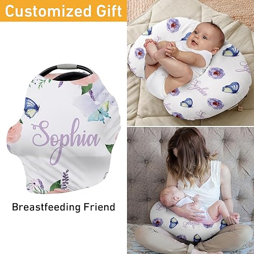 Miniatura 7 de Asiento de automóvil personalizado para padres primerizos  Funda de asiento de coche para bebé, funda de lactancia materna, almohadilla multifunción