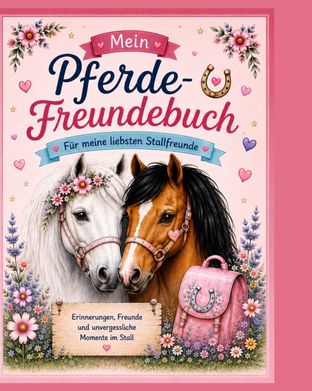 Mein Pferde-Freundebuch: Erinnerungen, Freunde und unvergessliche Momente im Stall