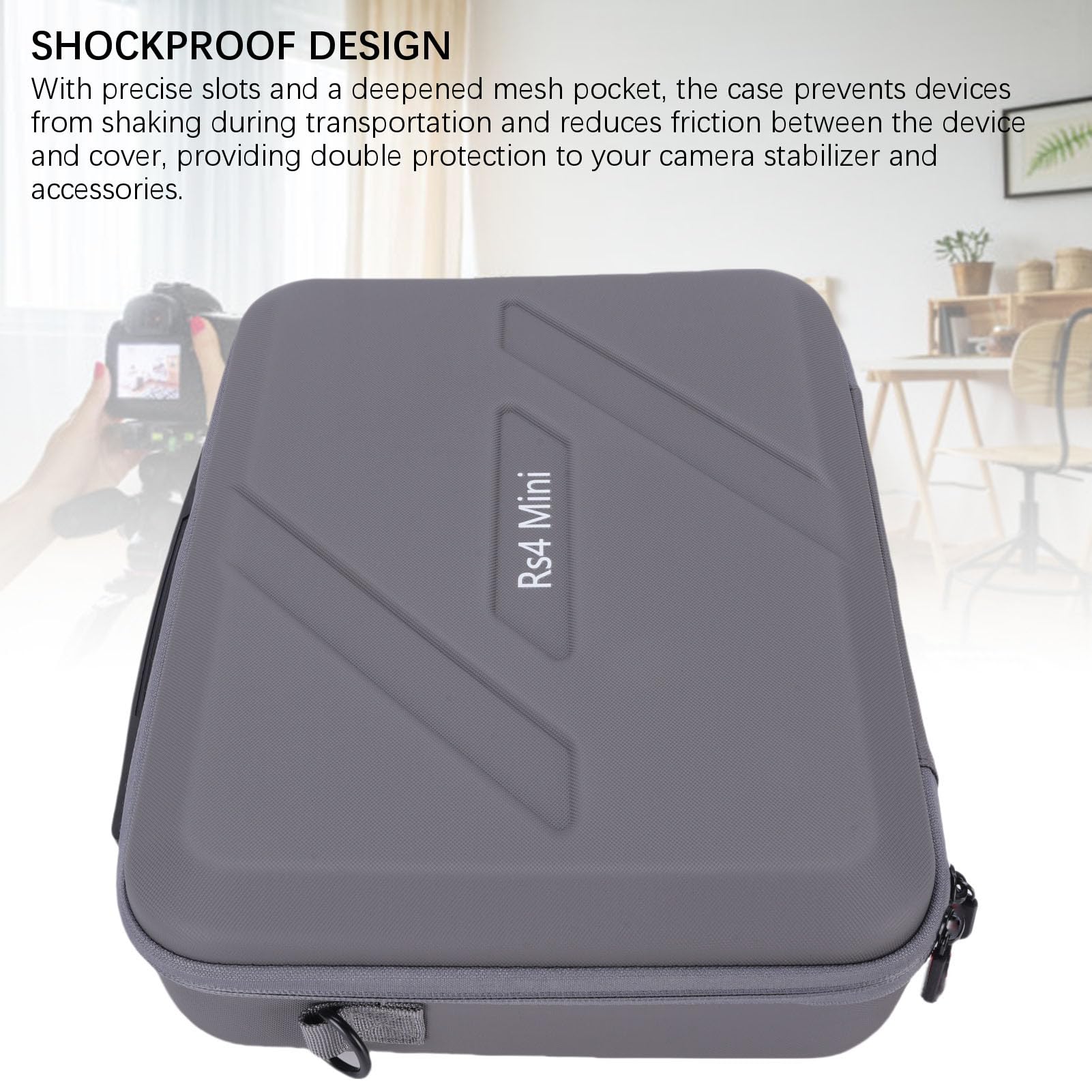 CHICIRIS Funda Almacenamiento RS 4 Mini, Bolso Protector de Hombro Impermeable y Resistente para Estabilizador, Accesorios Cámara y Actividades al Aire Libre