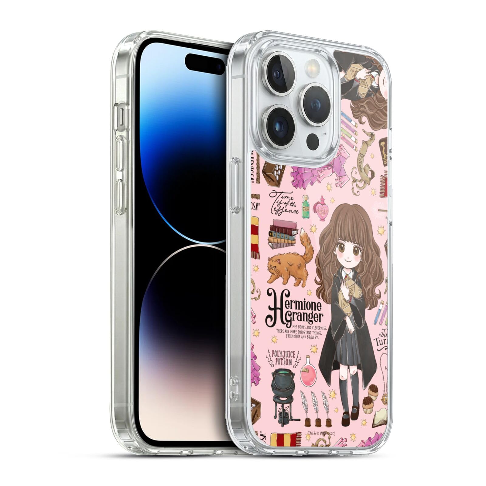 Head Case Designs Licenciado Oficialmente Harry Potter Patrón Luna Reliquias de la Muerte XXXVII Caso Funda de Gel Suave Compatible con Apple iPhone 12 / iPhone 12 Pro — view 48