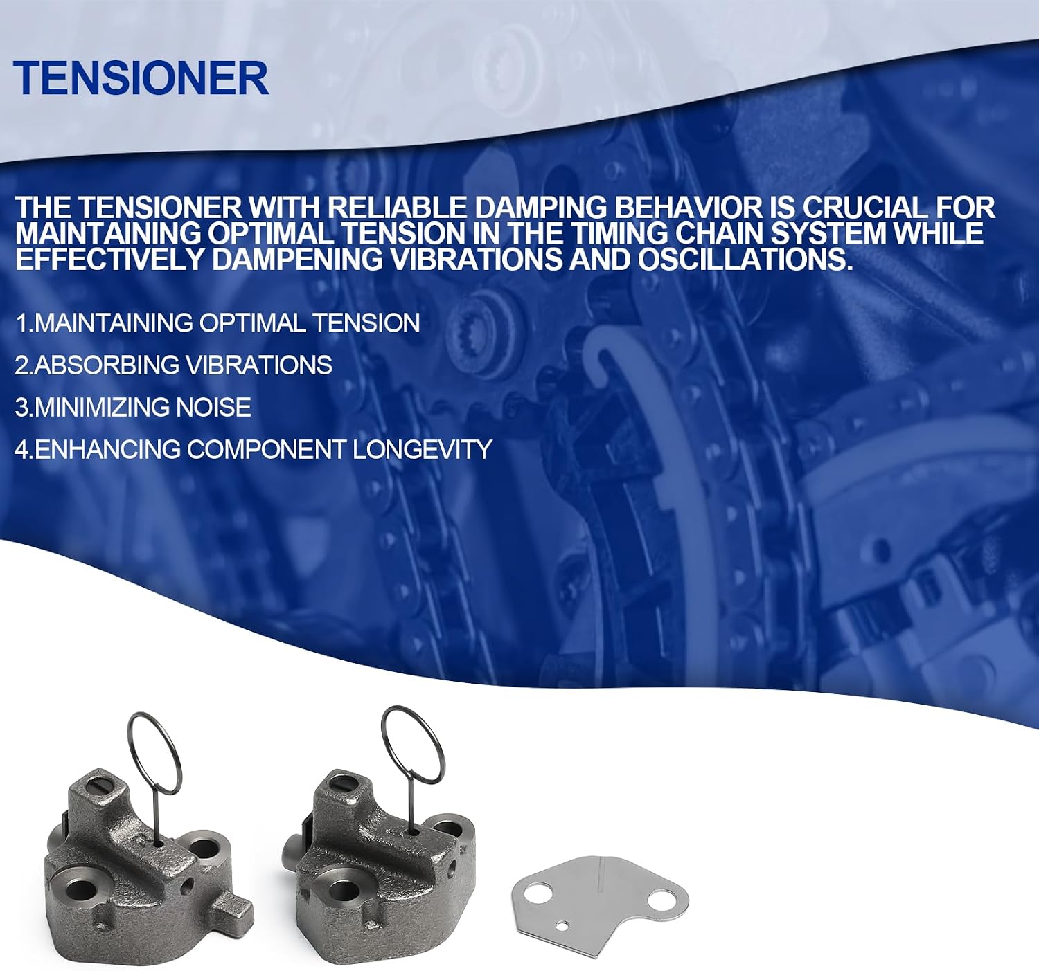 Timing Chain Kit For 2006 For Jeep Commander,2002-2007 For Dodge Dakota,2003-2008 For Dodge Durango,2005-2006 For Jeep Grand Cherokee,2006-2007 For Mitsubishi Raider,2003-2007 For Dodge Ram 1500 NGC