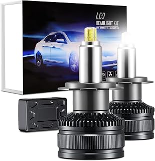 TOOFAST 2023 Upgraded Edition H11 H8 H9 LED Headlight Bulbs 360 Degree 20000lm,6000k Sky White, Canbus Ready, Easy Plug and Play, IP68 Waterproof, Pack of 2