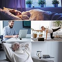 Vista 34 de Babelio Máquina de sonido de ruido blanco para adultos, niños y bebés, mini, 15 sonidos sin bucle, temporizador, función de memoria, fácil