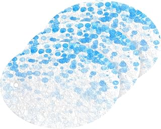 Coikll Aqua Blue Spots Kitchen Sponges Cleaning Odor Free Non Scratch Dish Sponge for Cleaning Dishes Bathroom - 3 PCS