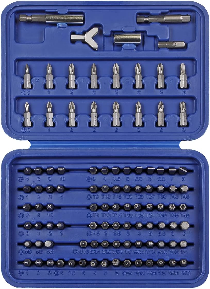 Sealey AK2100 100 Piece Power Tool/Security Bit Set, Silver