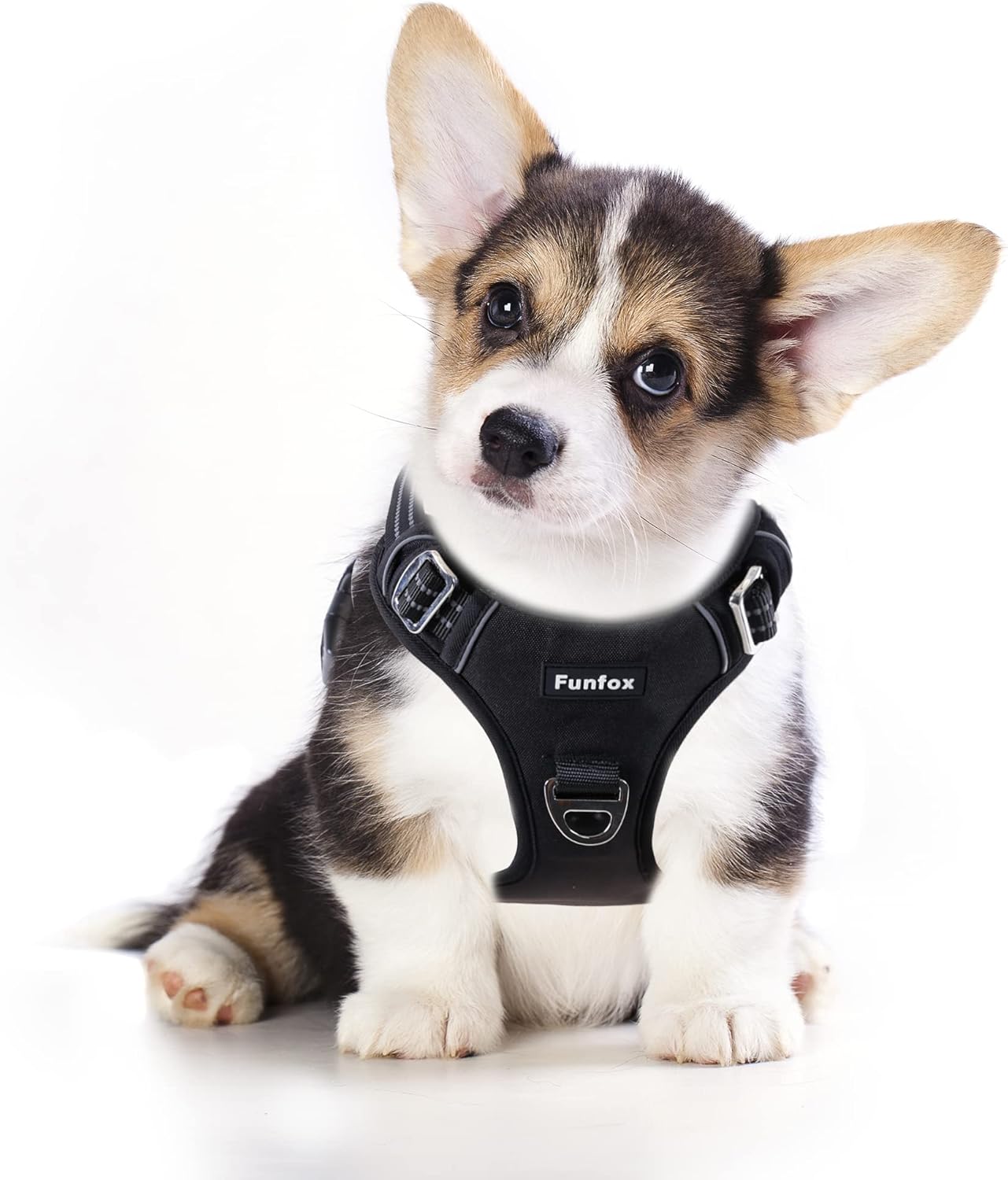 Funfox No Pull Dog Harness for Large Dogs, Adjustable Dog Vest Harness