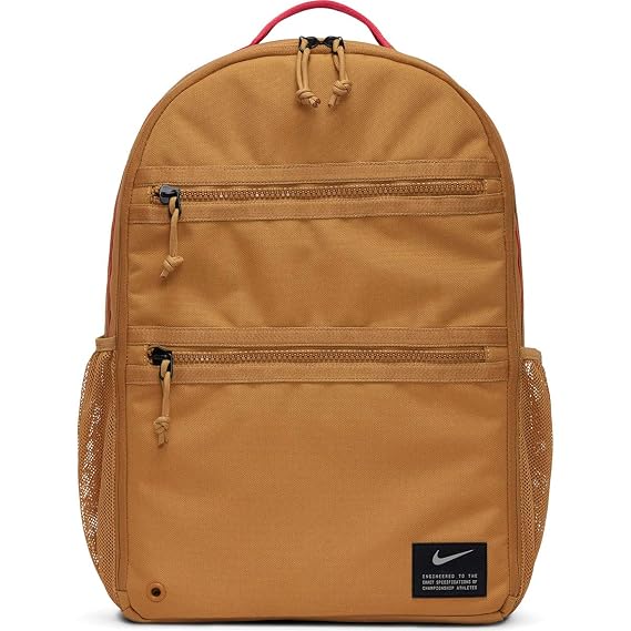 Buy Nike MENS_BACKPACK_NK UTILITY HEAT BKPK_WHEAT/WHEAT/ENIGMA  STONE_CK2674-790-MISC, brown, one size at Amazon.in