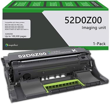 52D0Z00 Imaging Unit High Yield 1-Pack Compatible Replacement for Lexmark 52D0Z00 520Z Work with MS810 MS811 MS710 MS711 MS812 MX710 MX810 MX811 MX812 Printer