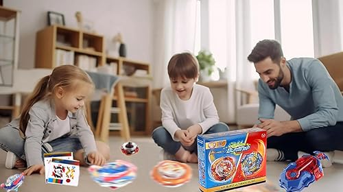 Miniatura 2 de Burst Spriggan Bae Blades Juguetes Battle Tops Cuchillas Juguetes para Niños Bey Battling Tops Juego Baeblades Set String Launcher Lr Play Blade