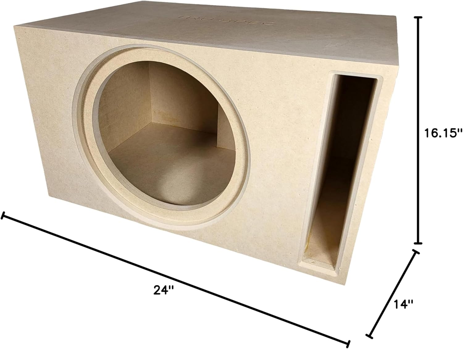 Tru Spec Vented Prefab Single 12" Subwoofer Enclosure for Sundown SA Series 12v2