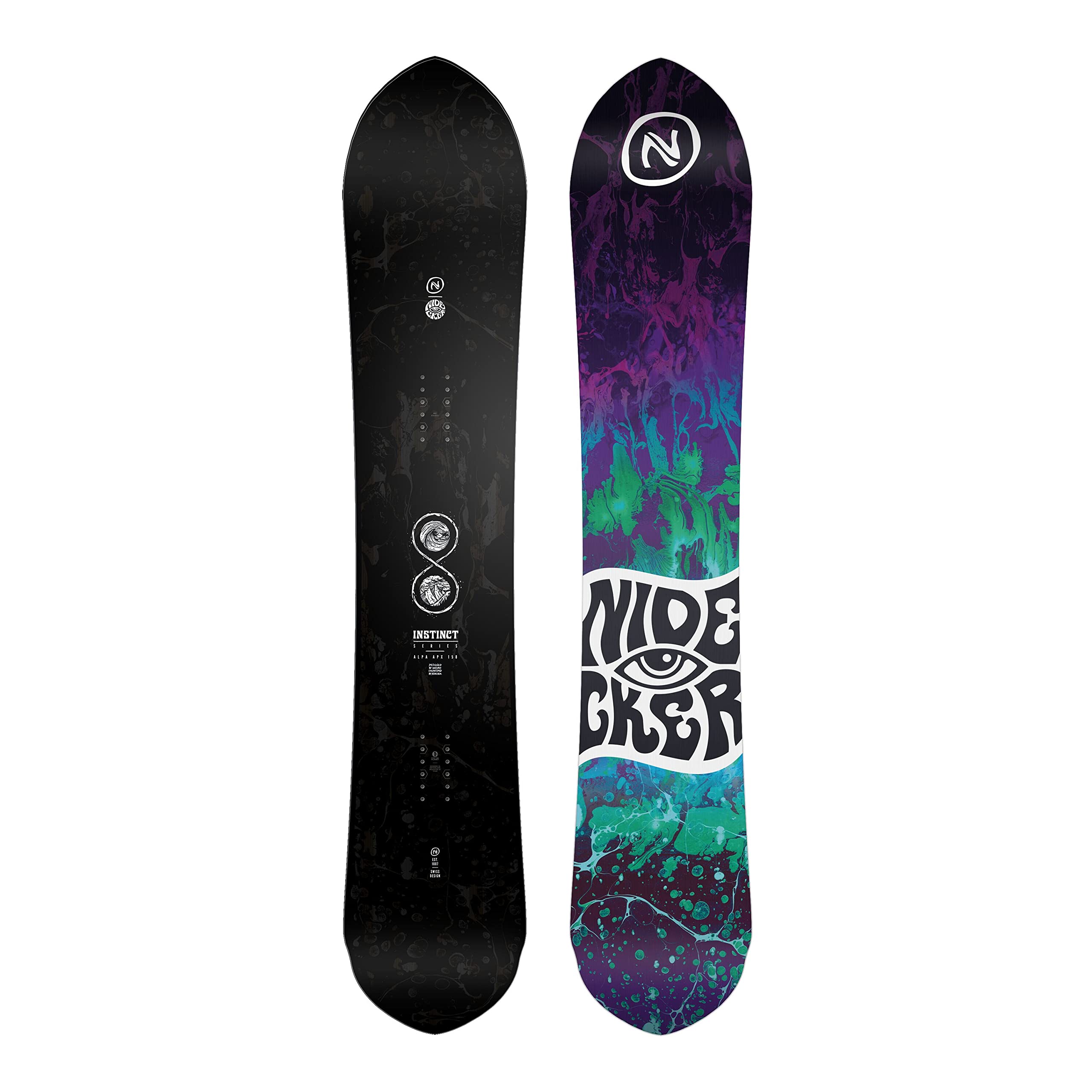 Amazon.com: Nidecker Alpha APX Mens Snowboard Black 158cm