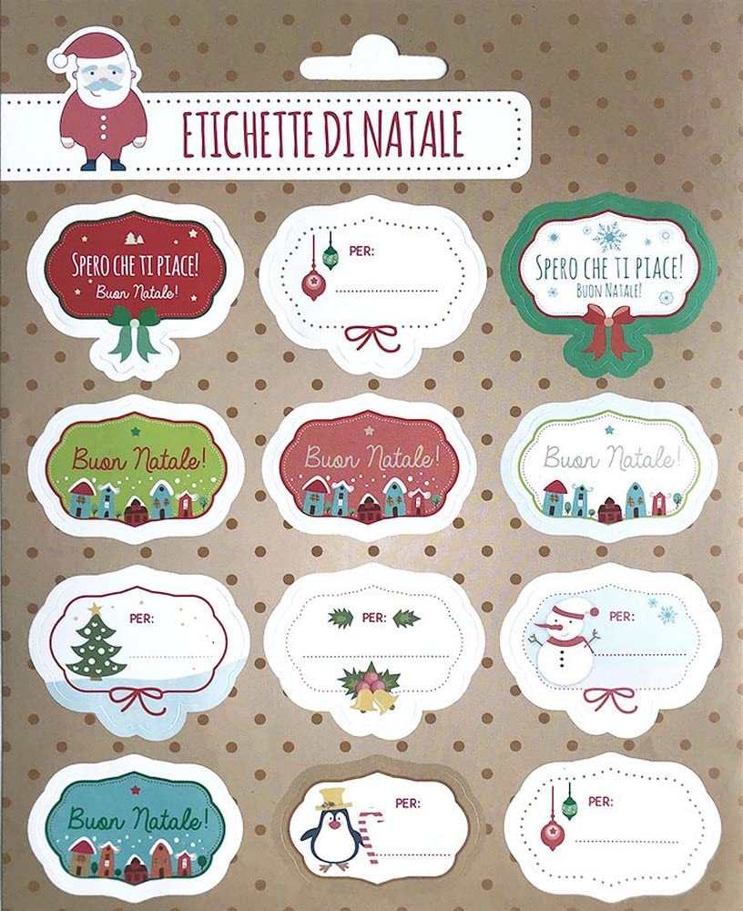 Grupo Erik: Etichette Natalizie Adesive re Magi | Pack Adesivi per Regali di Natale, da usare come sticker natalizi, bigliettini natale piccoli adesivi o adesivi auguri natalizi