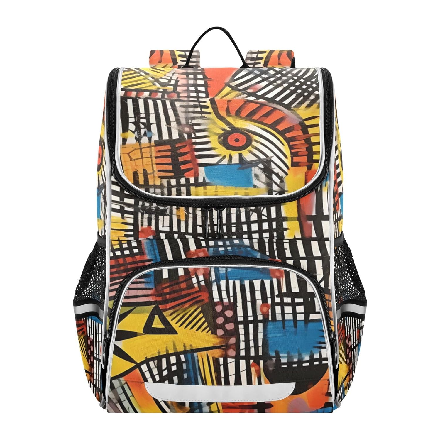 Abstract Pattern1 School Backpack for Boys Girls Elementary School Bookbag Travel Bag Daypack for Students