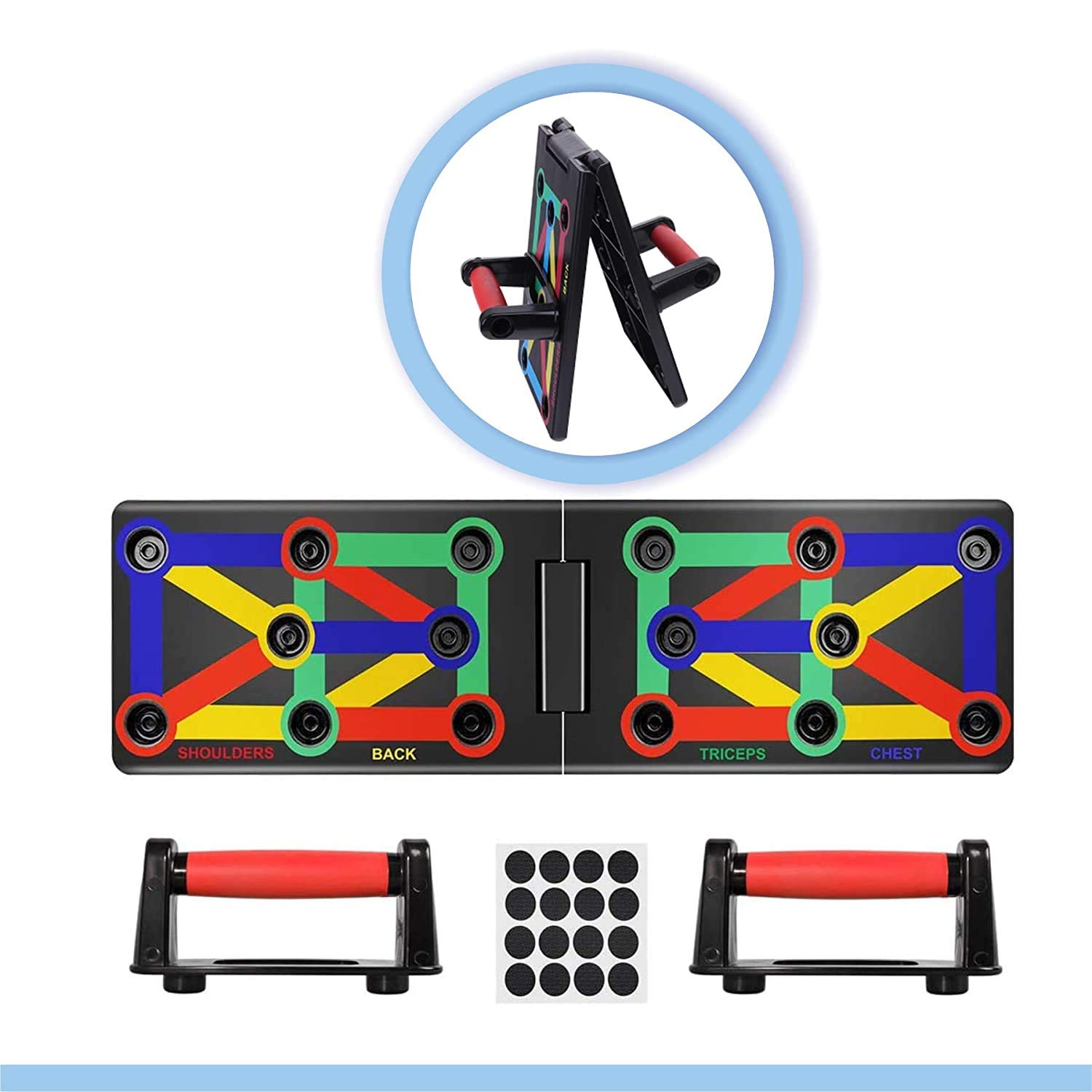 House of Queens Push Up Board 12 in 1 Upper Body Workout 65 x 19 x 2 cm Portable foldable Fitness Exercise Accessories, at Home Gym, Men Women (B08LSP6T7D) Amazon Price History, Amazon Price Tracker