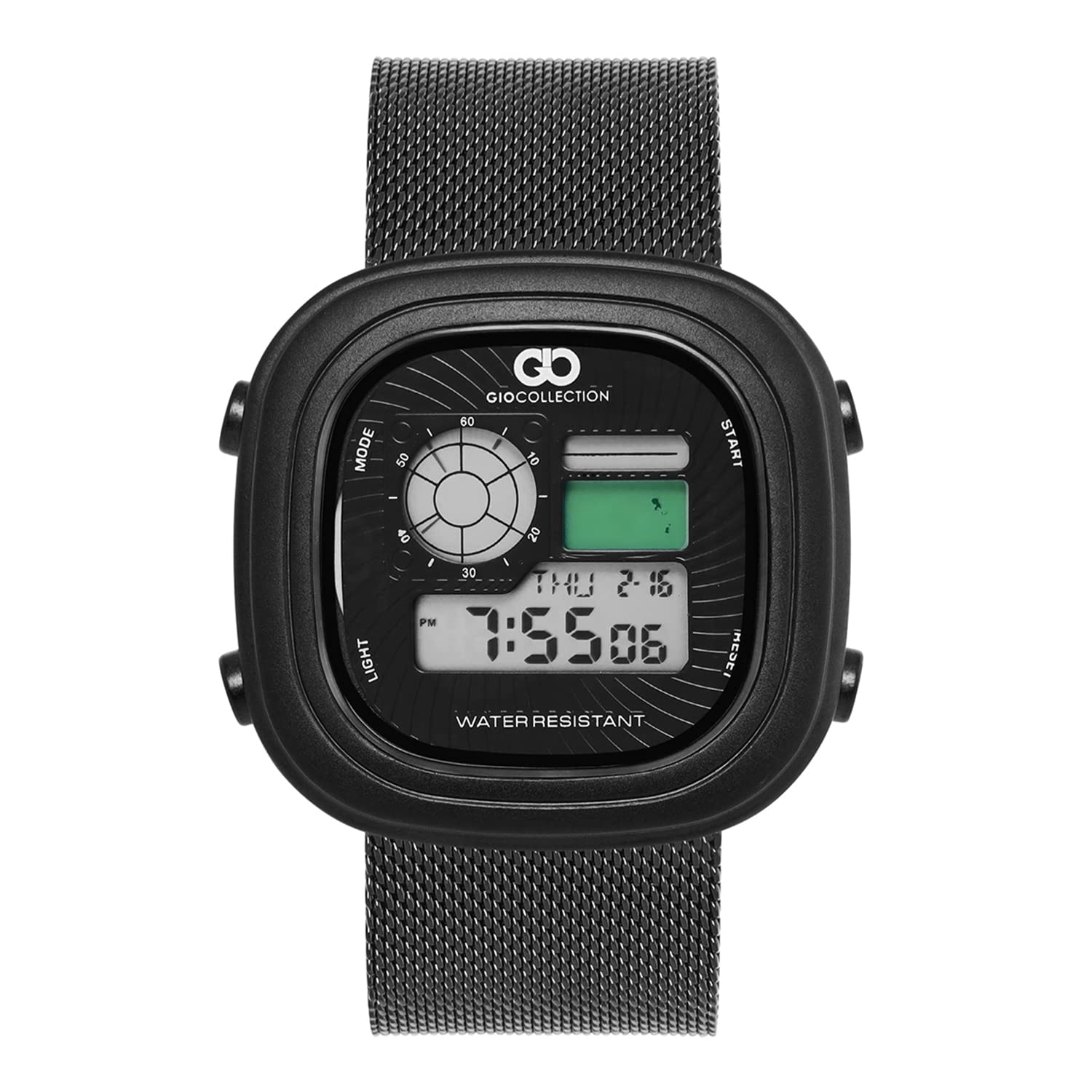 Gio Collection Analogue Black Dial Watch for Men (B09YR7PY1P) Amazon Price History, Amazon Price Tracker
