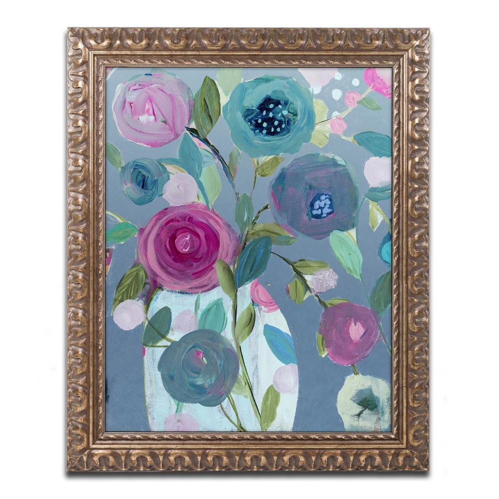 Easy Joy by Carrie Schmitt, Gold Ornate Frame 16x20-Inch
