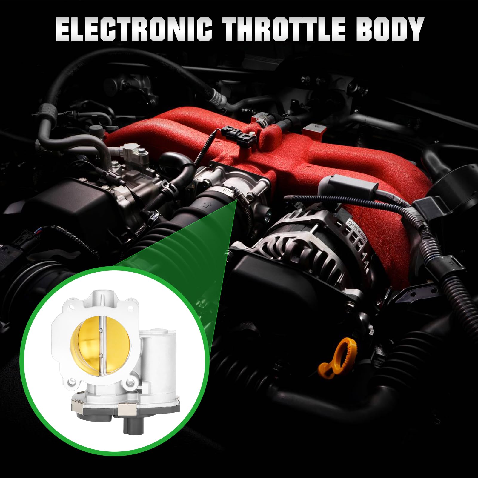 Plumbing Repair Parts Electronic Throttle Body Replacement For GM 2.4L L4 Engine - Fits Lacrosse, Regal, Equinox, Terrain & More Compression Angle Valve - View #8