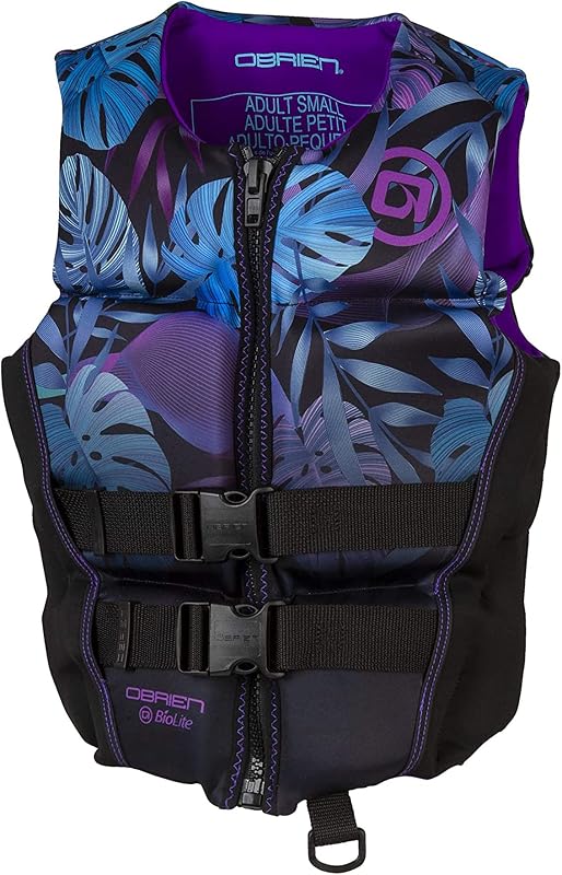 Women's Flex V-Back Neoprene USCGA lfie Jacket for Watersports, Boating, PWC, Swimming & Paddle
