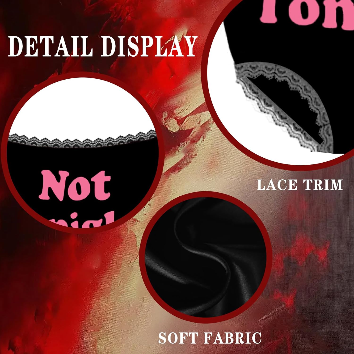 Granny Panties Gag Gifts for Women Funny Oversized Novelty Prank Underwear Christmas and Halloween Parties
