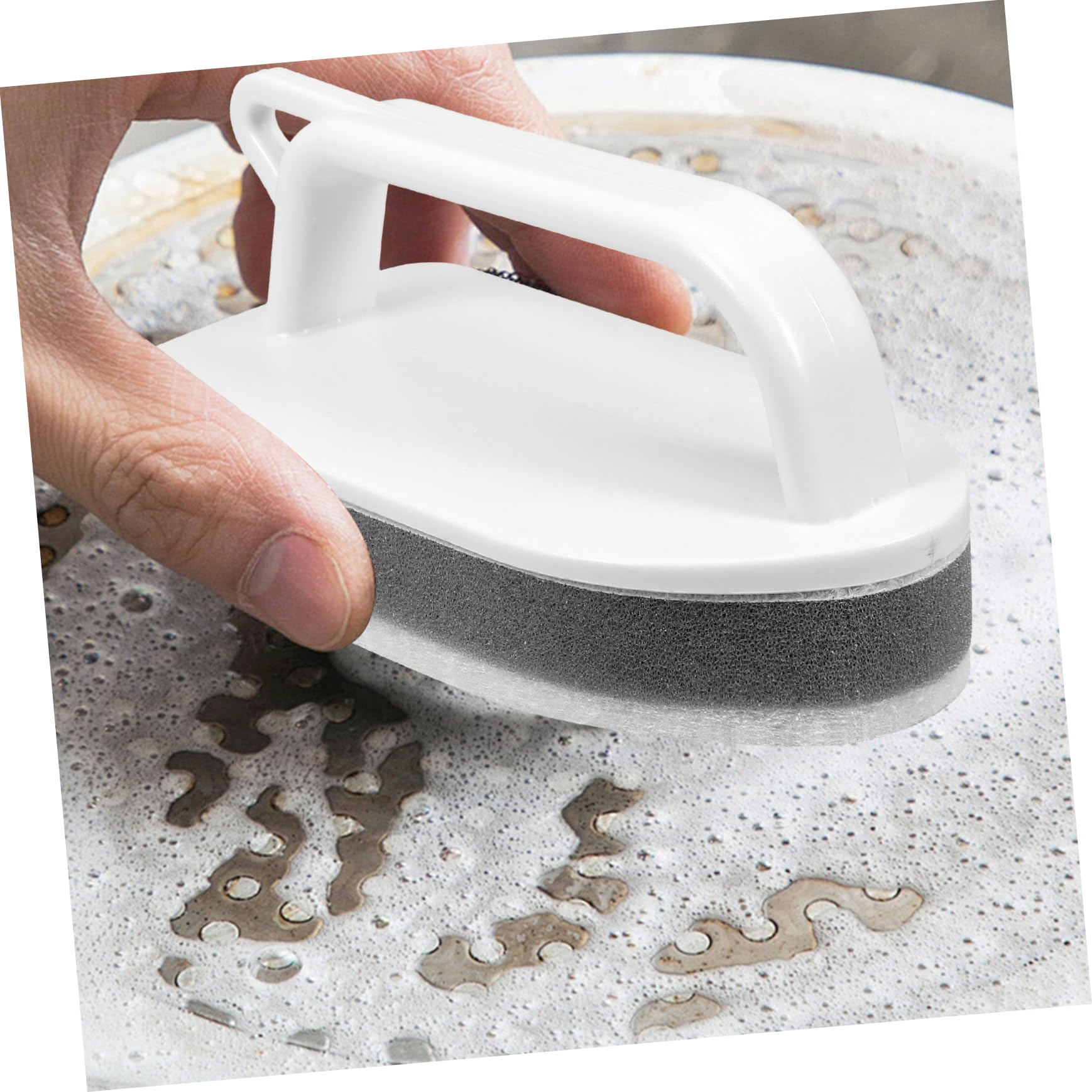 BESTYASH 5 Set Spazzola Per La Pulizia Detergente Per Il Bagno Strofinare Bagno Di Spugne Cucina Lavaggio Scrubber Pennello Per La Pulizia Della Vasca Bianca Spugna