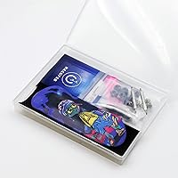 Vista 6 de Pro Patineta para dedos 34mm de madera con camiones profesionales y ruedas CNC (Alien)