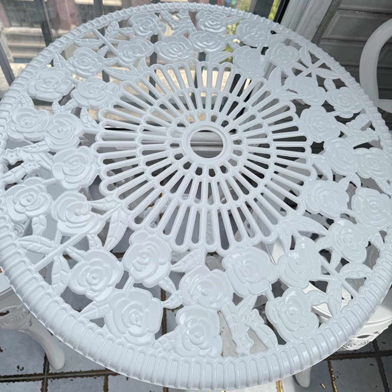 Set Bistrò 3 Pezzi, Tavolino E Sedie Da Esterno