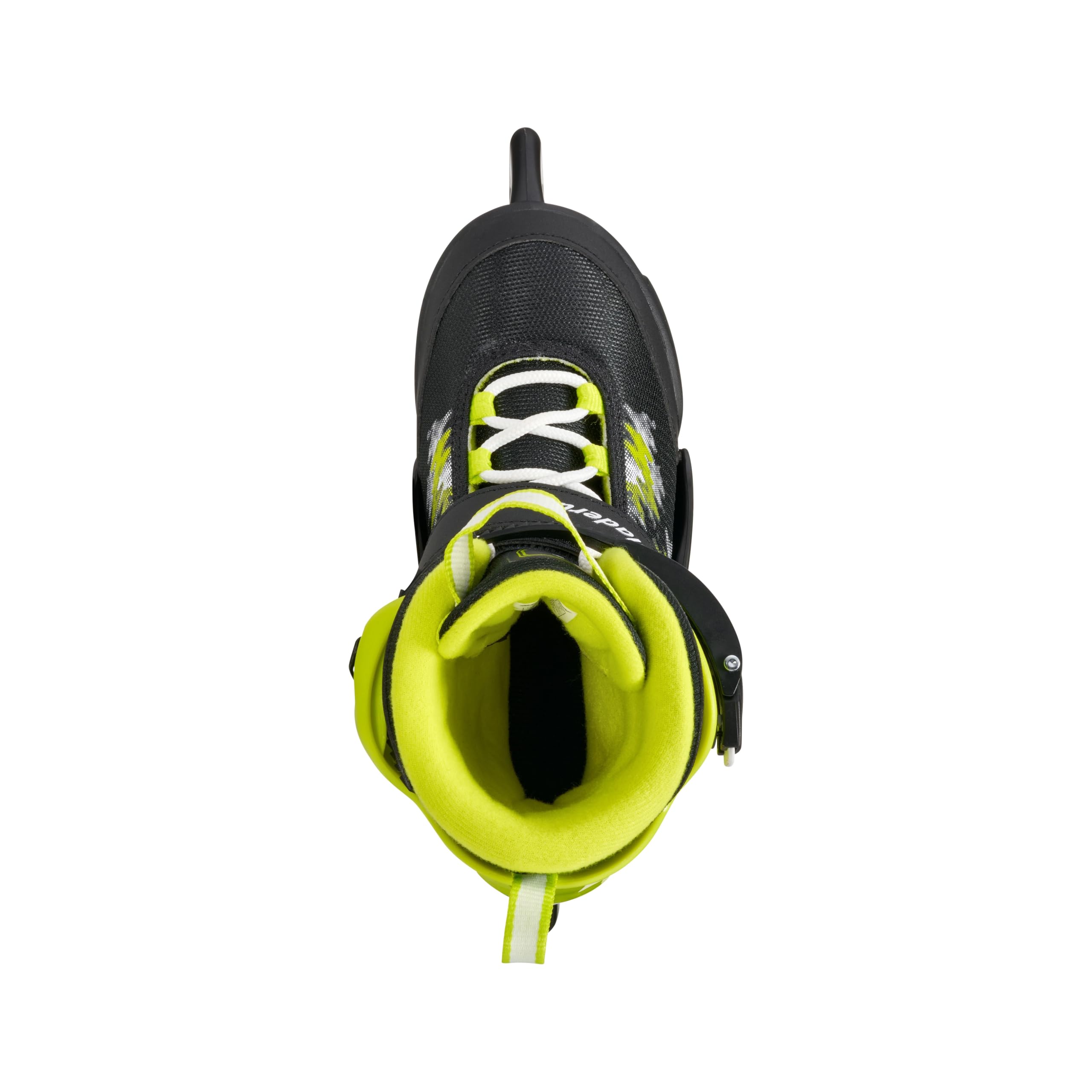 Bladerunner Micro Ice Pattini da ghiaccio Misura Regolabile, Bambini e ragazzi, Nero/Lime, 36-40