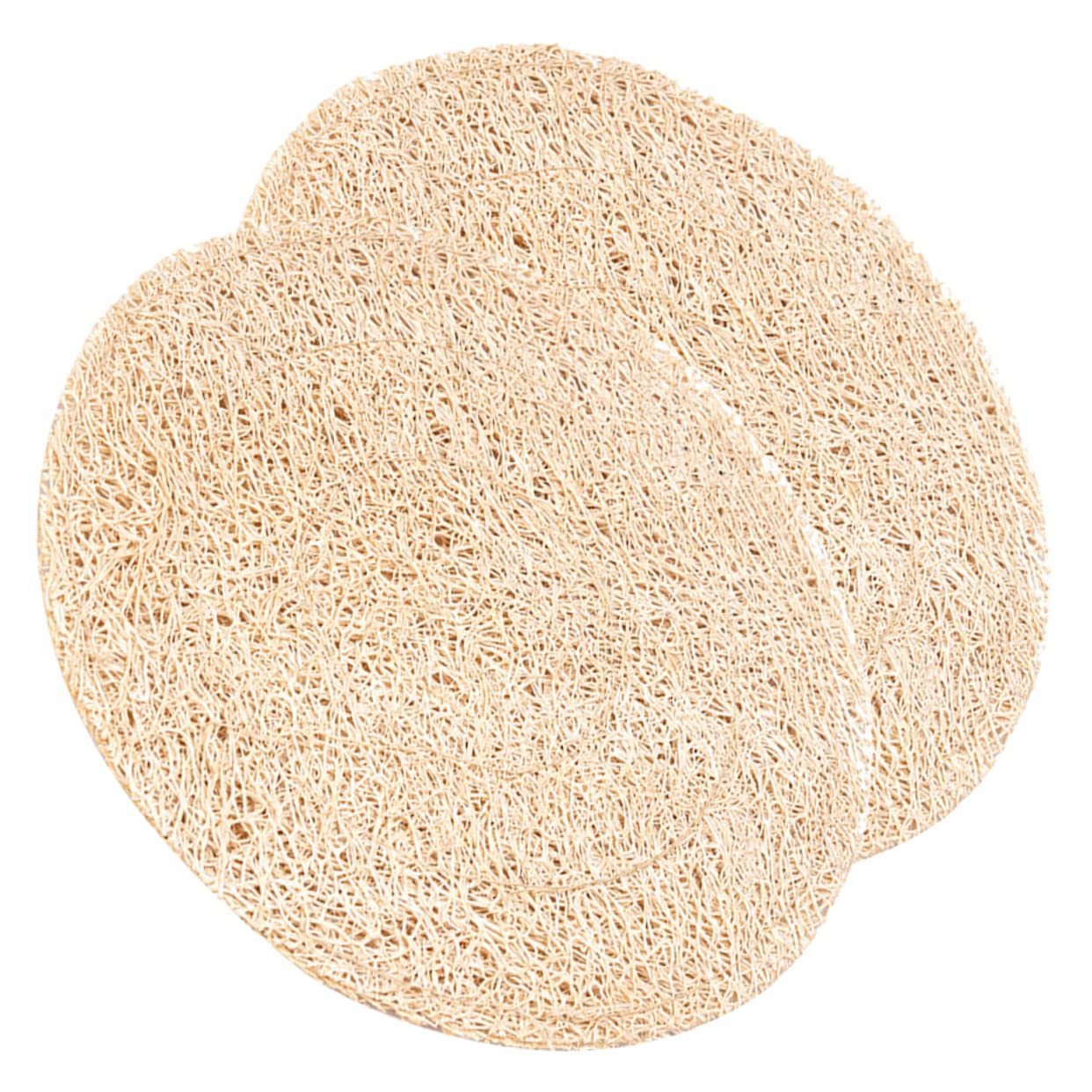 PRETYZOOM 10piezas Posavasos De Té Multiuso Cojines De Taza De Té Antideslizantes Funda Natural De Luffa Adecuados para Casa Oficina
