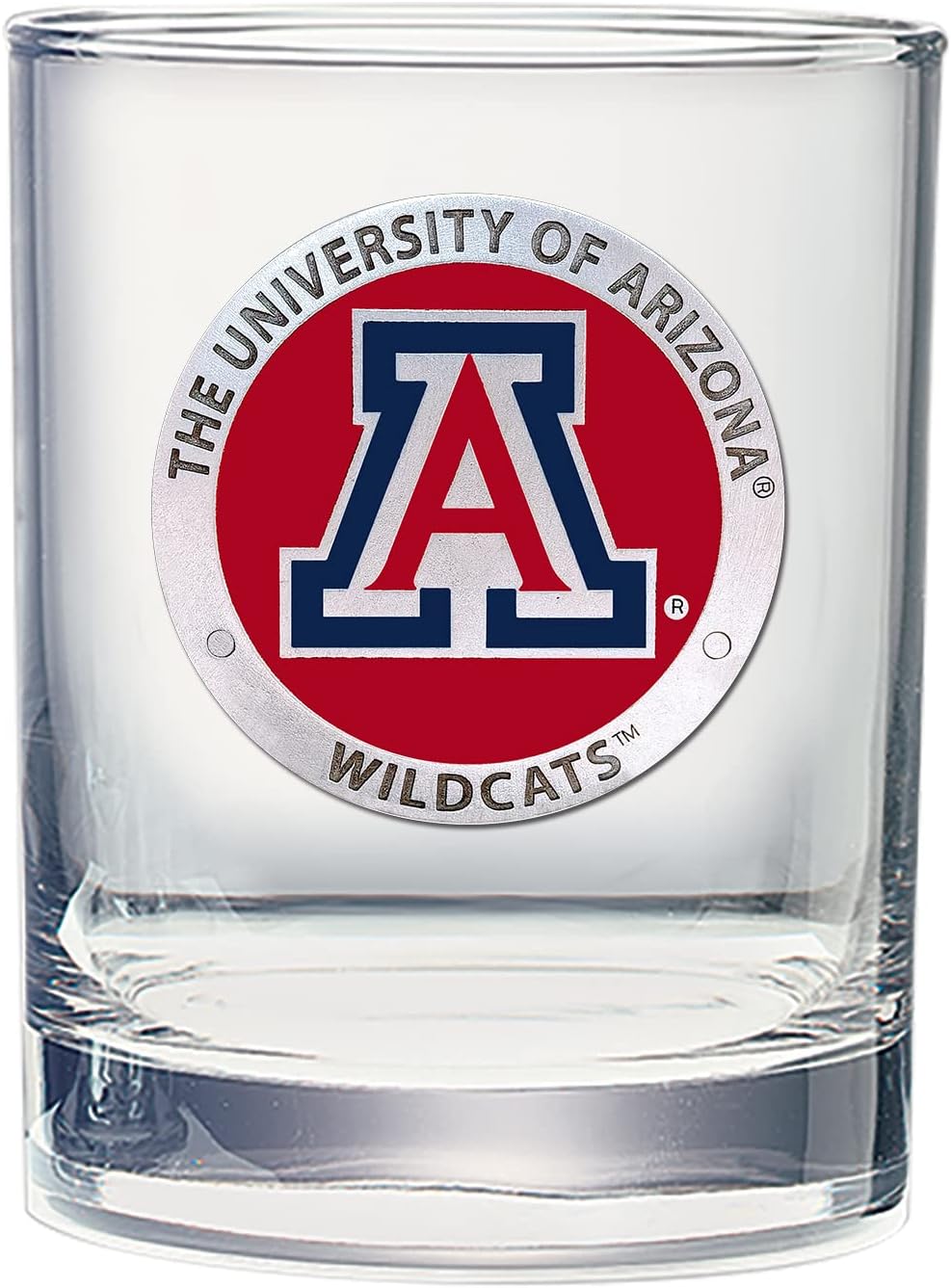 Heritage Pewter Arizona Double Old Fashion | Double Rocks Glass 14 OZ for Liquor | Expertly Crafted Pewter Glass