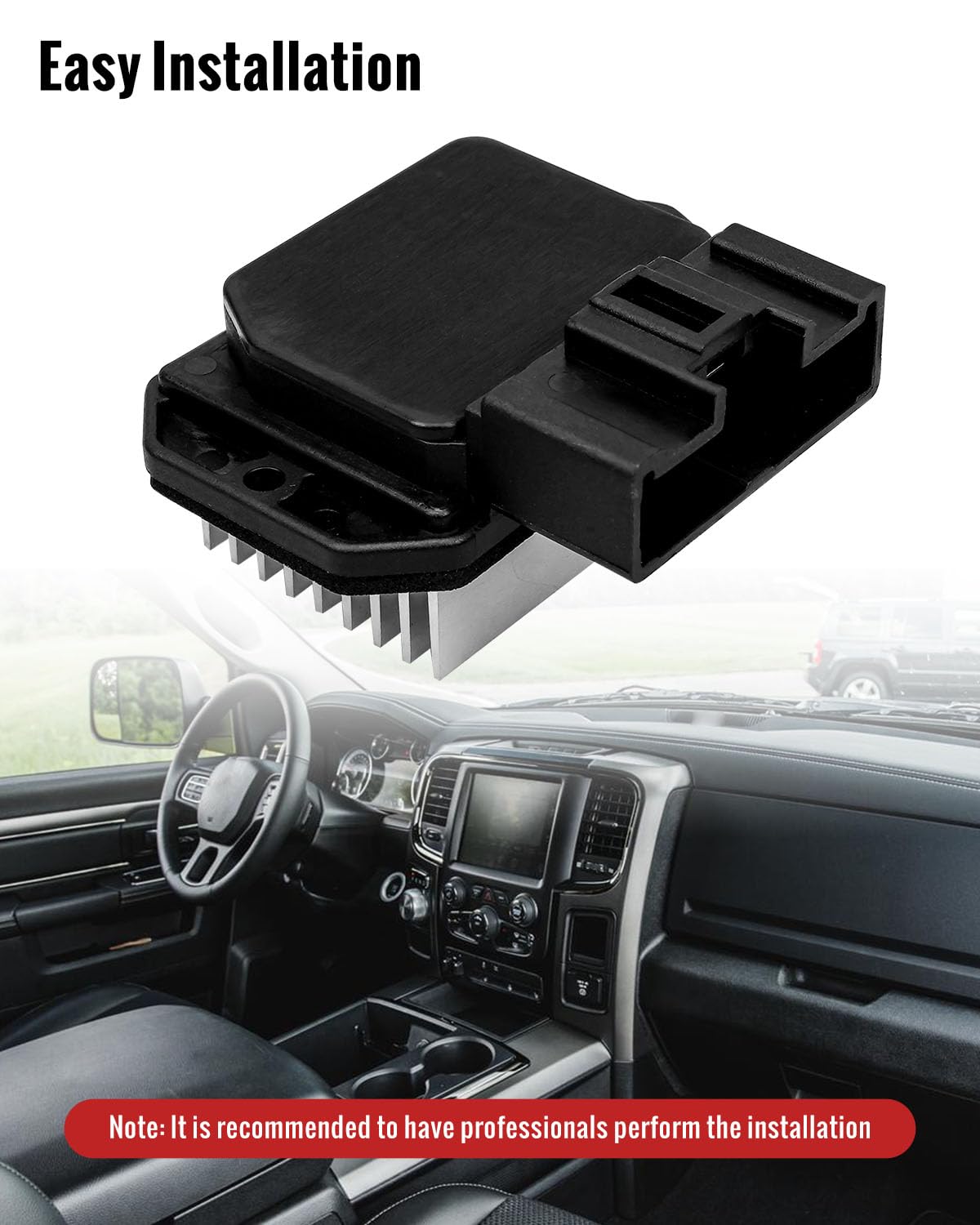 Resistor Motor Soprador Mteycei - Compatível Com RAM, Dodge E Jeep