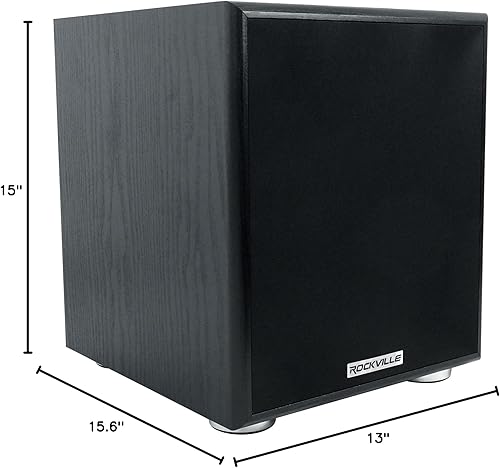 Miniatura 7 de Rockville Rock Shaker - Subwoofer de cine en casa de 6.5 pulgadas con 200 W