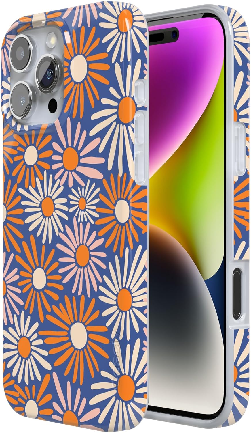 Casely iPhone 16 Pro Case | Spring Forward | Daisy Floral | Compatible with MagSafe | Classic Ultra Slim Design