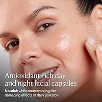 Vista 2 de ELEMIS Skin Bliss Capsules, 60 Count – Antioxidant-Rich Anti-Aging Day & Night Face Oils, Purify, Replenish & Nourish the Skin, Skincare Serum