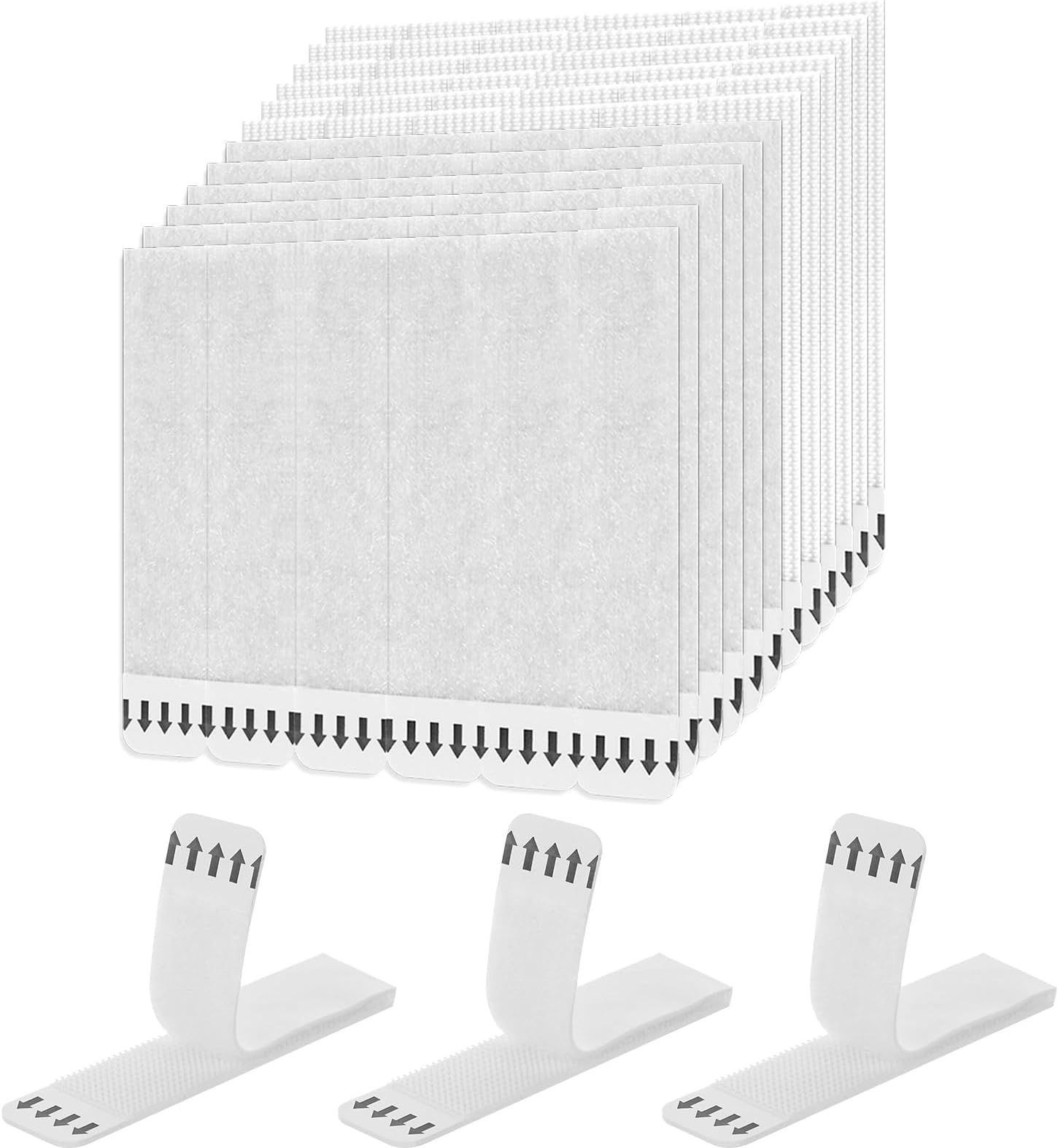 36 Pairs(72 Strips) Picture Hanging Strips, 93 x 19mm Removable Picture Mounting Adhesive Strips Large Hook Loop Mounting Tapes Damage Free Wall Fastener Tape for Frame Hanging