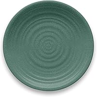 Vista 4 de Abode Homewares TarHong Planta Artisan Solid Salad Plate, 8.5", Planta (Majority Plant Based with Melamine Binder), Shatterproof, Indoor/Outdoor