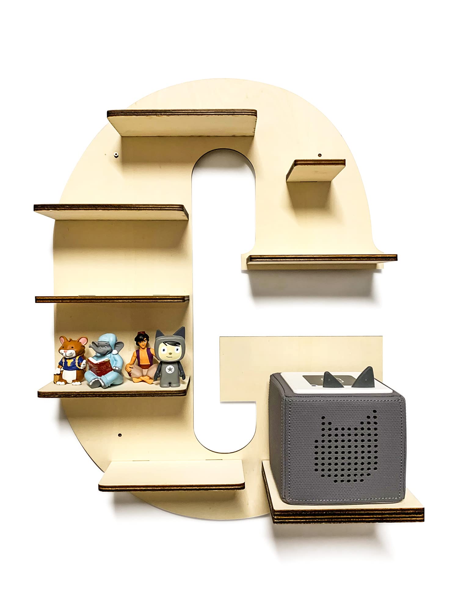 Letra A-Z para la caja de música, apta para caja de música, para niños, habitación de bebé, para pintar con nombre personalizado, regalo de cumpleaños para Pascua o Navidad (letra G)