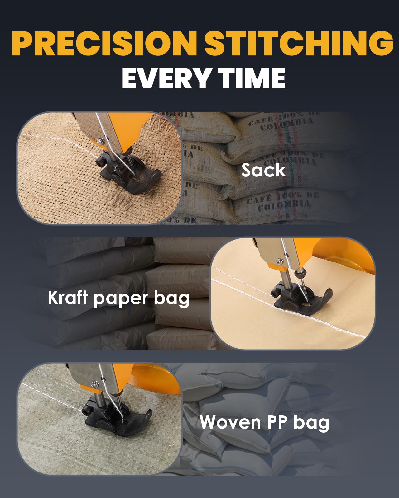 Snapklik.com : Cordless Bag Sewing Machine Battery Powered Bag Sealing ...