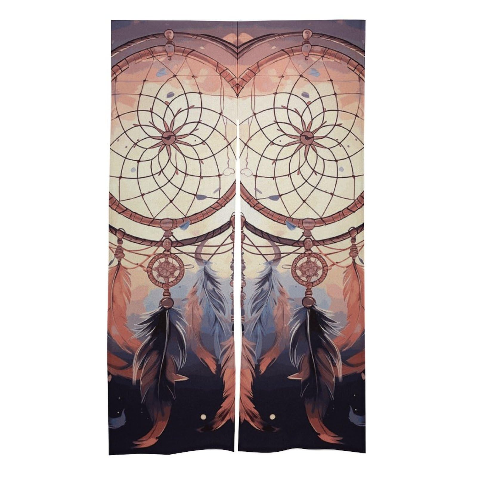 Rideau de porte attrape-rêves pour une entrée zen et économique