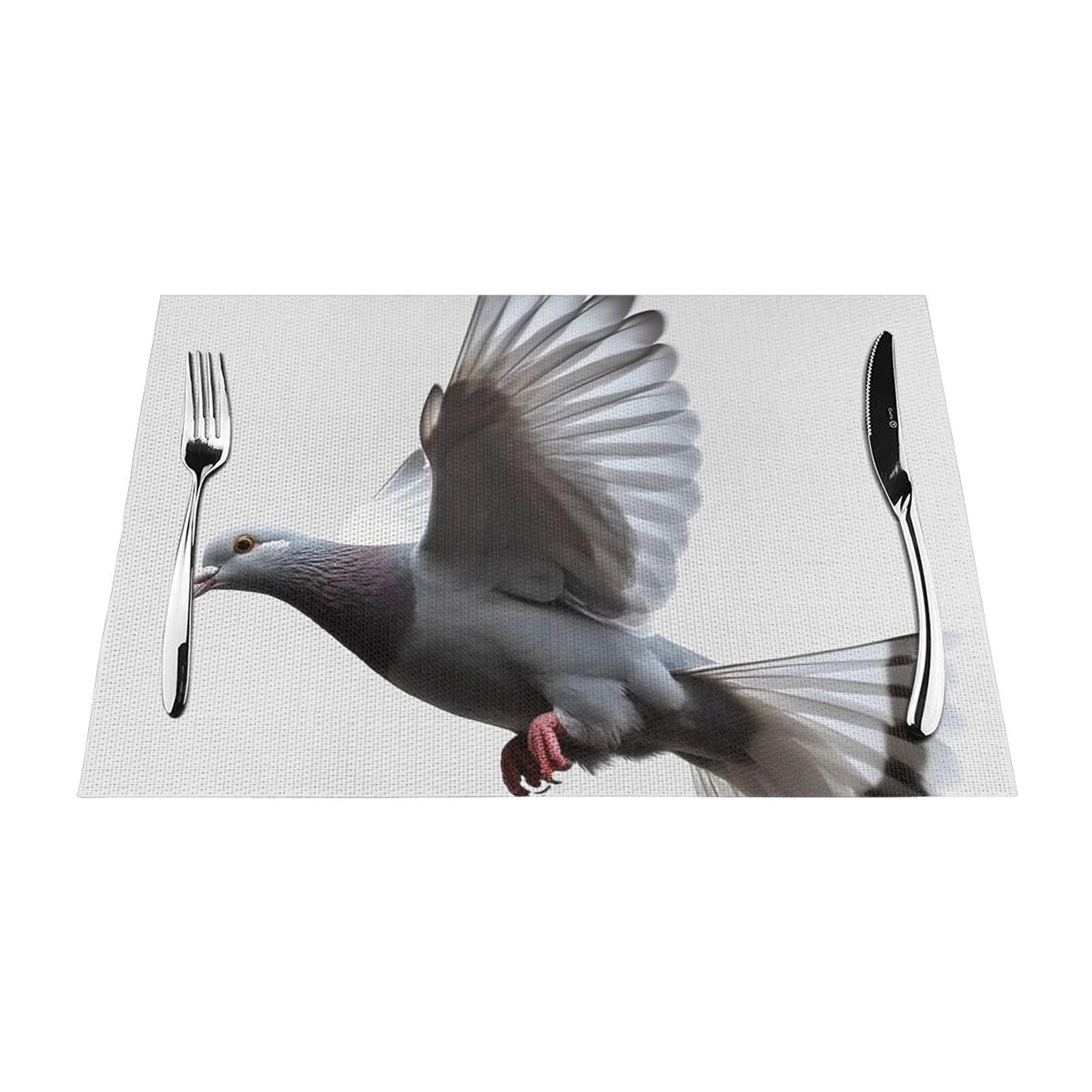 Sets de table imperméables en PVC tapis résistant à la chaleur durable