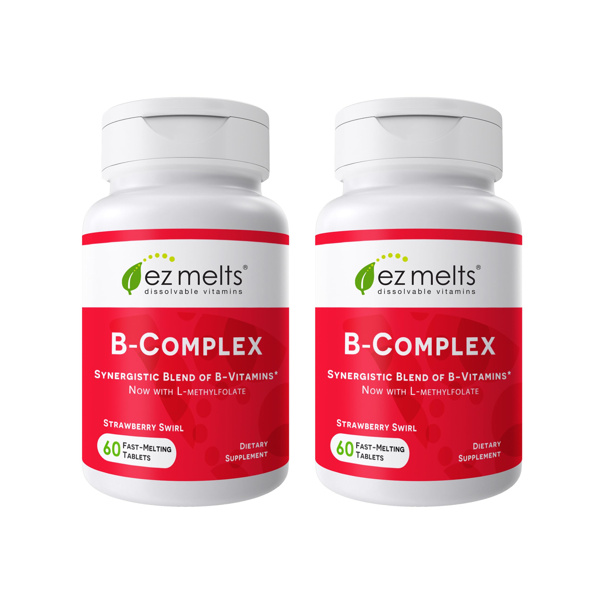 EZ Melts Dissolvable B-Complex, 60 Tablets, Strawberry Swirl — Amazon image 10