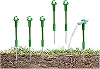 Vista 1 de 6 guías de manguera de 1 pulgada para decoración de jardín, manguera de agua para mantener la manguera fuera de la hierba, soporte para manguera