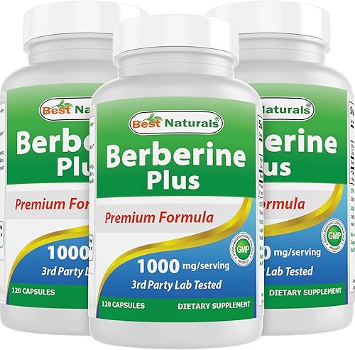 Best Naturals Berberine Plus 1000 mgporción 120 cápsulas (120 unidades (paquete de 3))