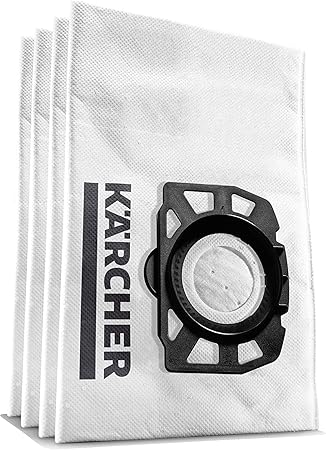 B K Jagan & CO Fleece Filter Bag Custom-fit for Wet and Dry Vacuum Cleaners, KFI 357-4 Pieces, for WD-2 Plus, WD-3, WD 1 S Classic