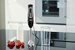 Mixeur plongeant portable Braun MQ505, mixeur à main puissant de 350W, double vitesse, fouet, bécher, soupe, nourriture pour bébé, mélangeur, houmous, batteur à œufs, smoothies