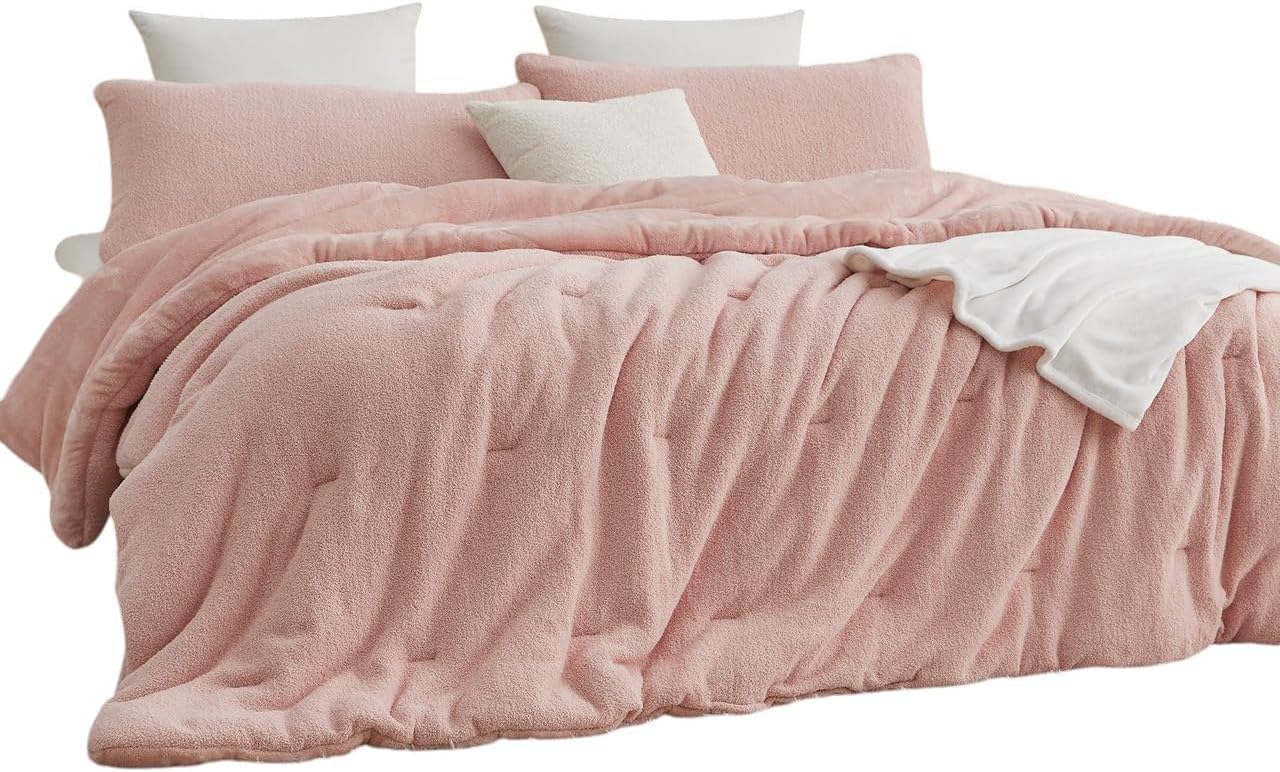 Cardigan Knit - Coma Inducer® Oversized Comforter - Soft Pink