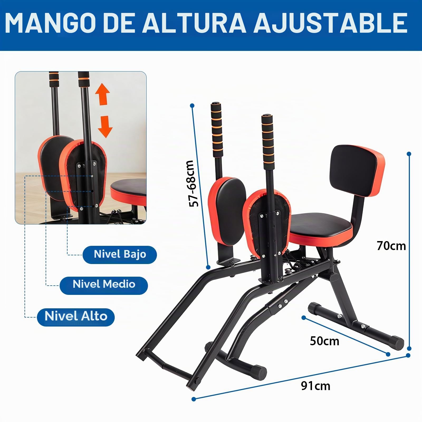 Prensa para piernas en casa, para entrenar los músculos de las nalgas con resistencia ajustable, para piernas y luego, para mujeres