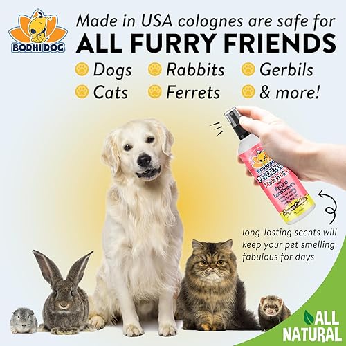 Vista 98 de Bodhi Dog - Colonia natural para mascotas, aerosol corporal prémium para perros y gatos, aroma limpio y fresco, cualidades de acondicionamiento